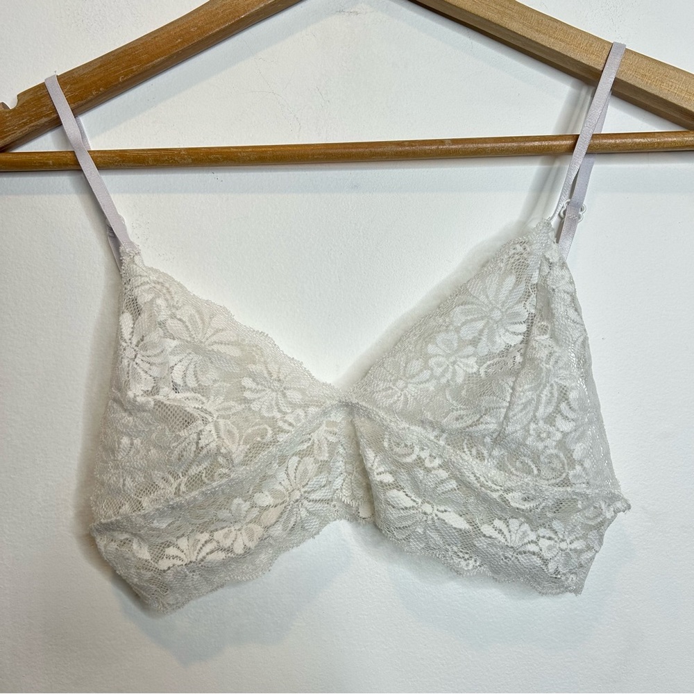 Anemone White Lace Bralette Bra